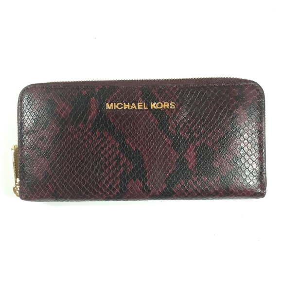 Michael Kors Purse & Wallet Satchel Bag Zip Wallet - Picture 5 of 8